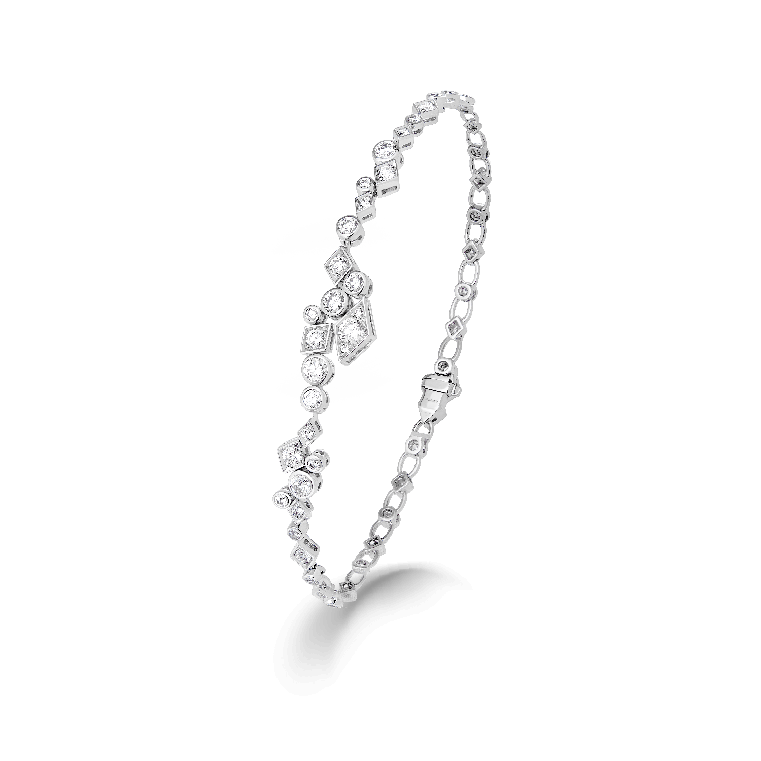 Garrard Albemarle Abstract jewellery Collection Diamond Bracelet 2017423 Hero View 1500x1500