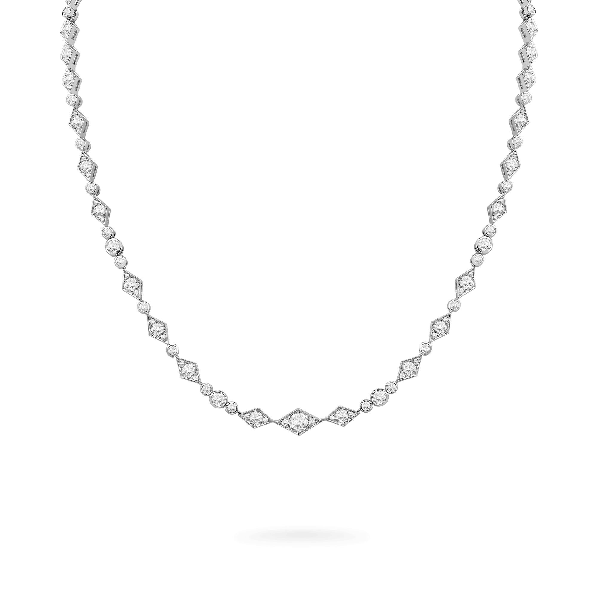 Garrard Albemarle jewellery collection Diamond Necklace in 18ct White Gold 2014503 Hero 1
