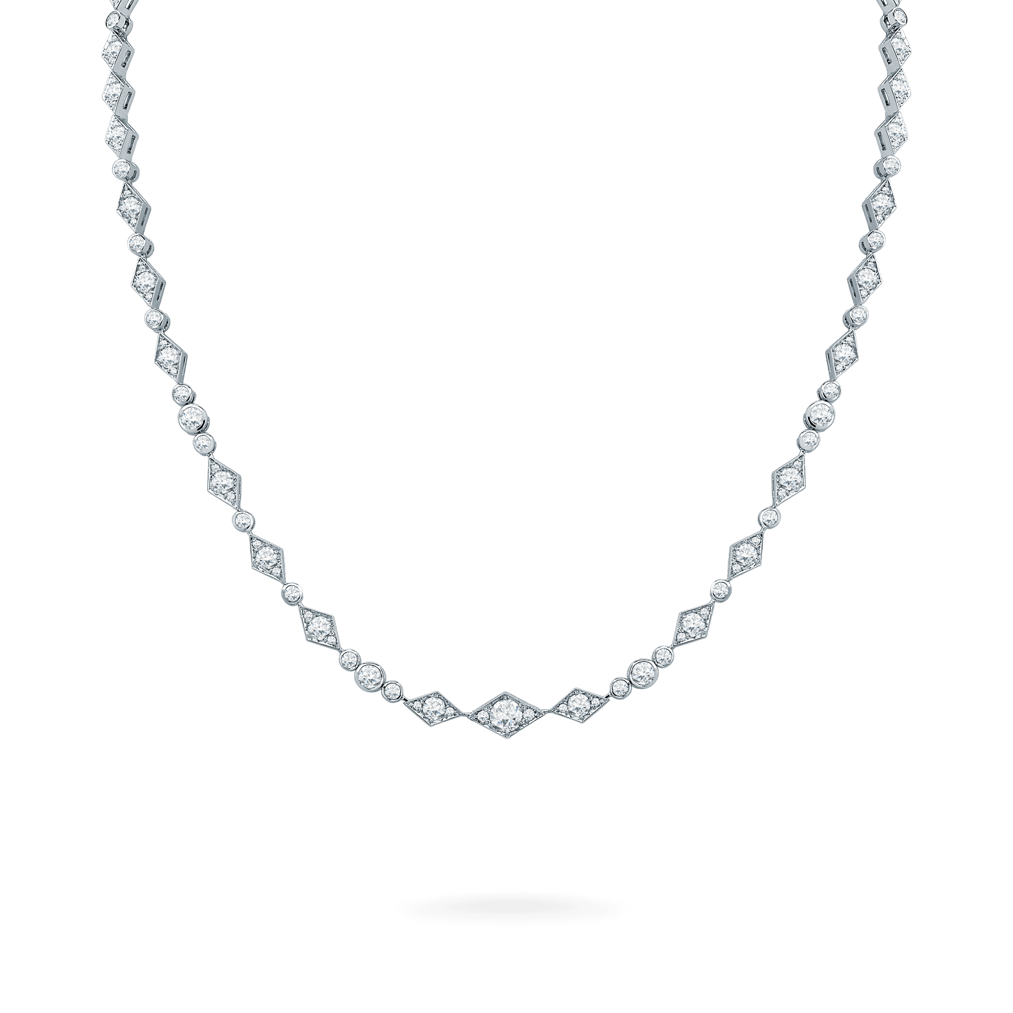 Garrard Albemarle jewellery collection Diamond Necklace in 18ct White Gold 2014503 Hero