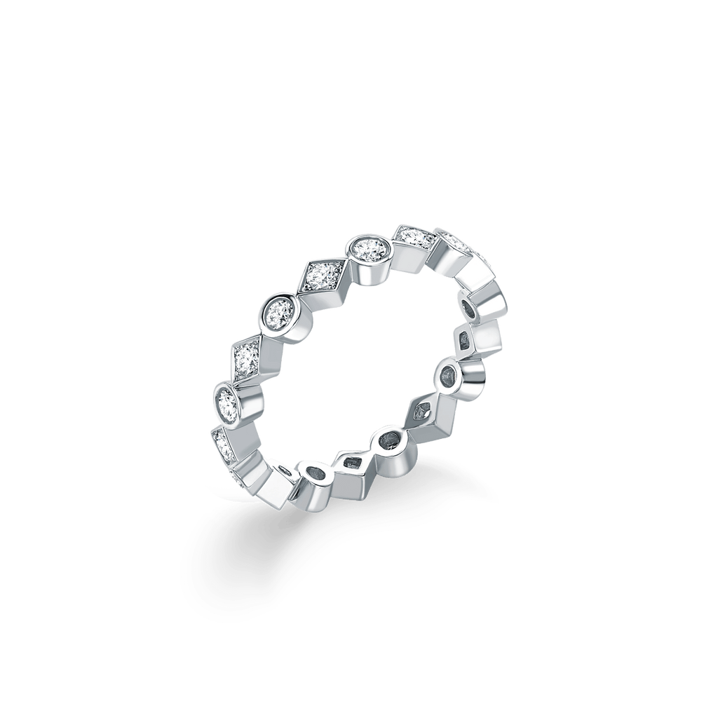 Garrard Bridal jewellery collection Albemarle Diamond Eternity Band in 18ct White Gold 2014369