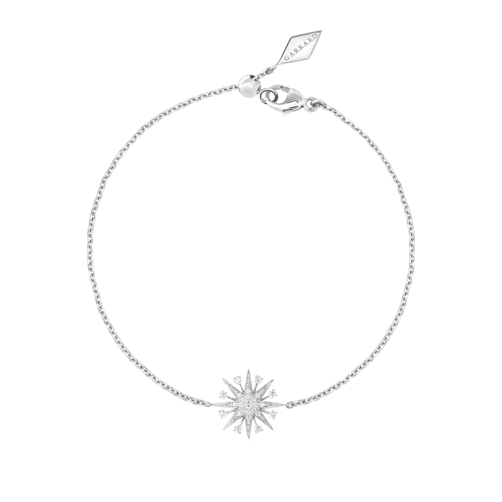 Garrard Starlight Jewellery Collection Mini Icons Diamond Bracelet In 18ct White Gold 2019142