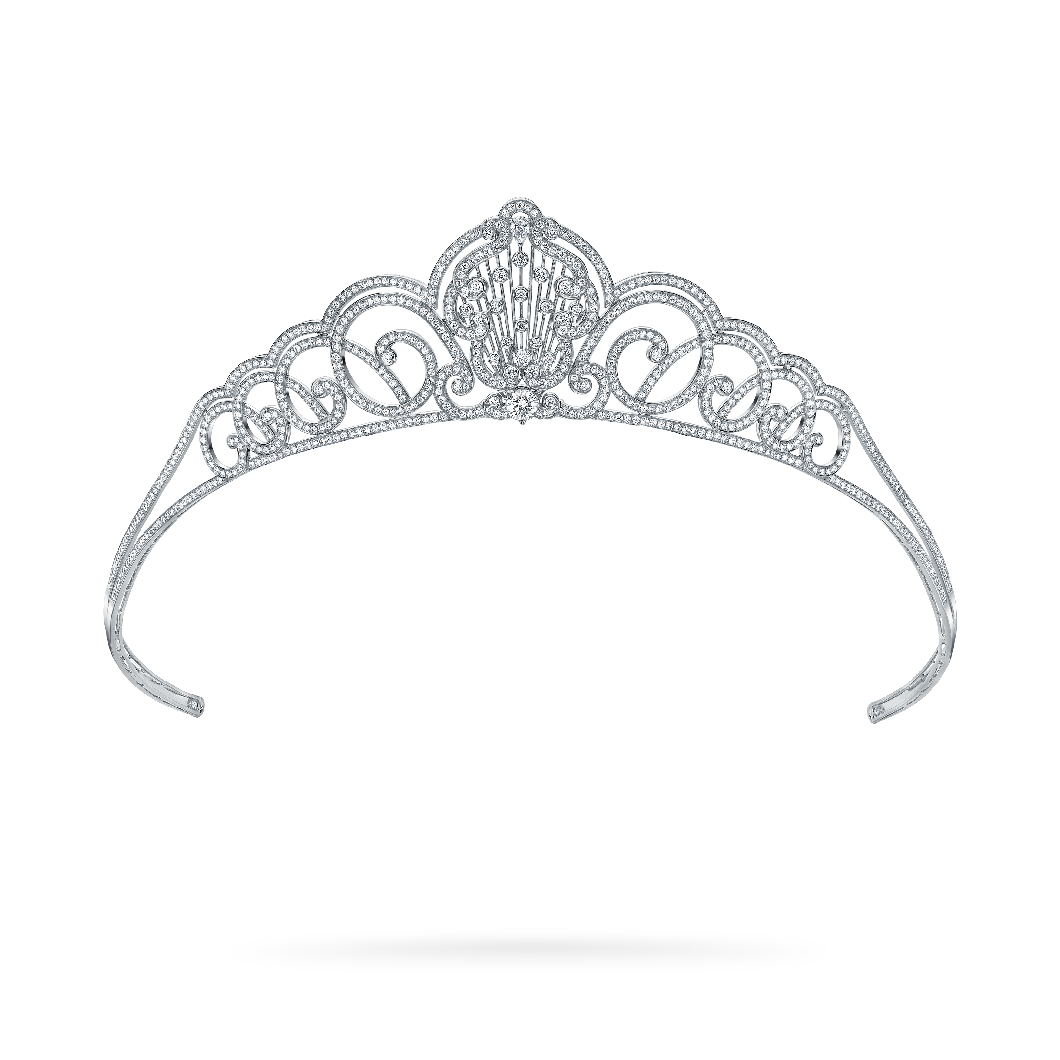Beatrice High Jewellery Transformative Diamond Tiara | In 18ct White G ...